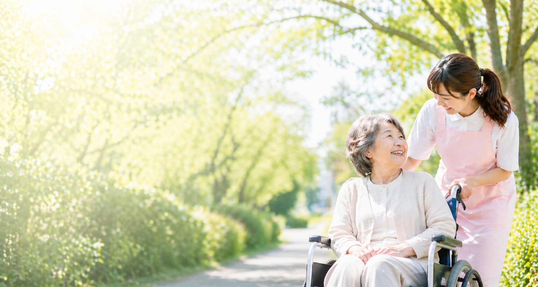 介護スタッフと利用者のイメージ